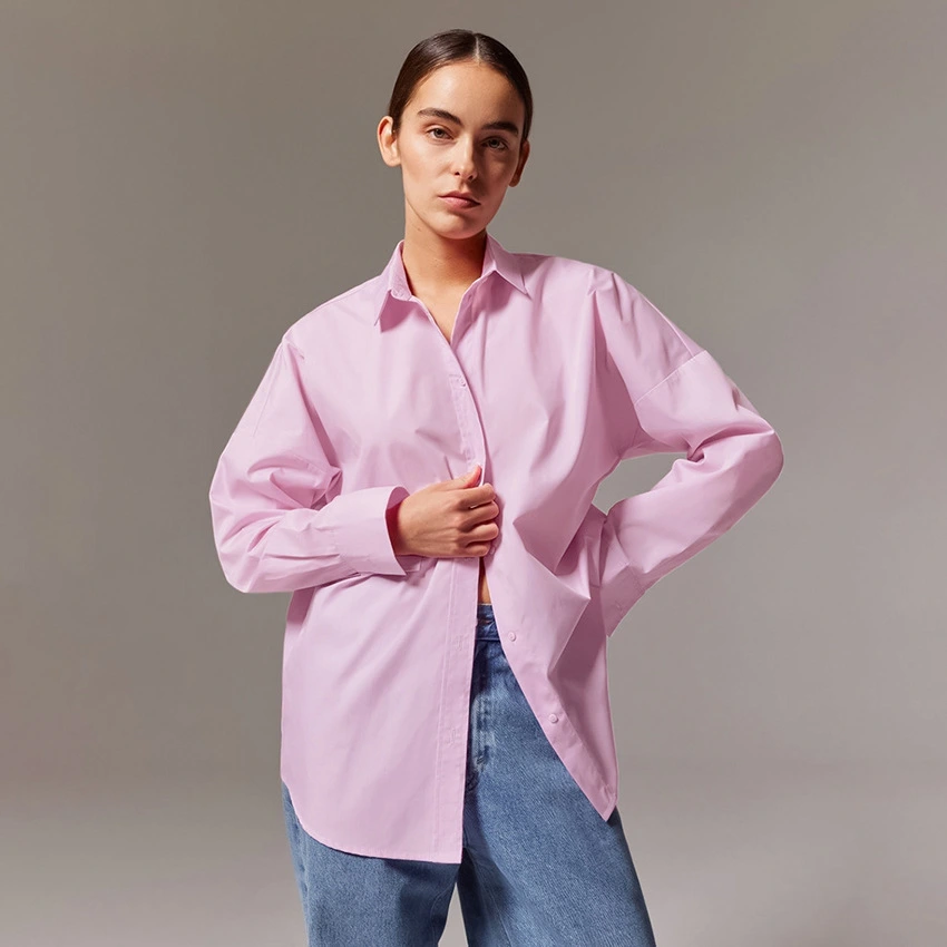 Women's Loose Casual Long Sleeves Shirt Top
