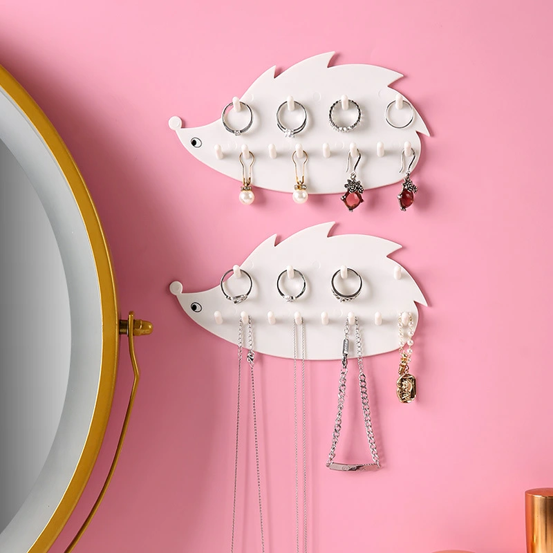 Punch-free Hedgehog Jewelry Wall Hanging Behind The Door