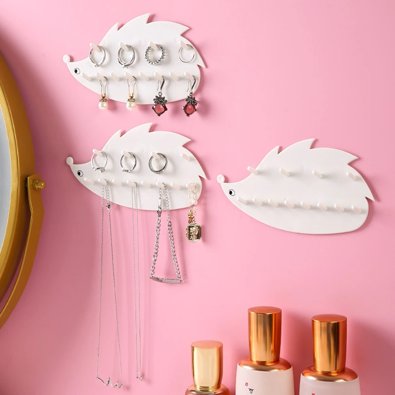 Punch-free Hedgehog Jewelry Wall Hanging Behind The Door