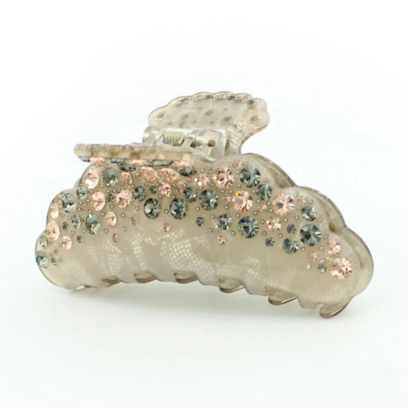 Women's Diamond Shark Clip Large Hair Clip