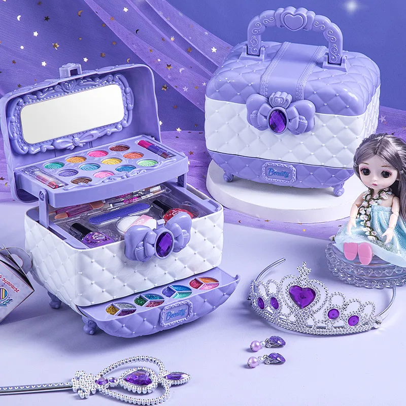 Girl Princess Cosmetic Case Makeup Kit Suit