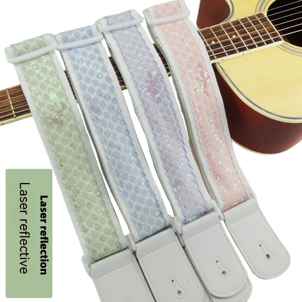 Classical Cartoon Ji Knitted Guitar Strap