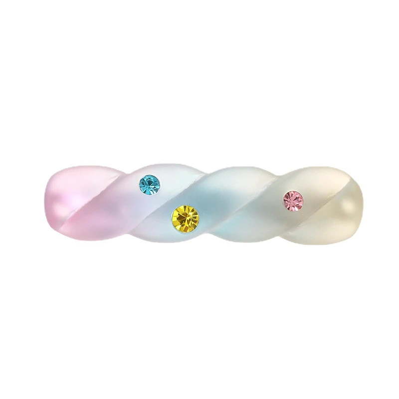 Color Gradient Resin Barrettes Female