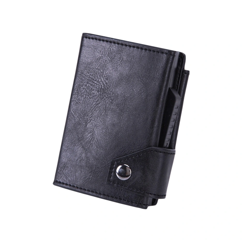 RFID Blocking Wallet Pop up Credit Card Holder for Women Men