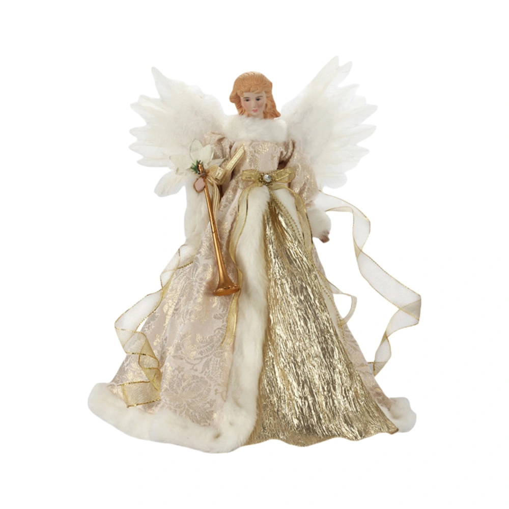 Christmas Angel Tree Topper Angel Figurines Treetop Decorations