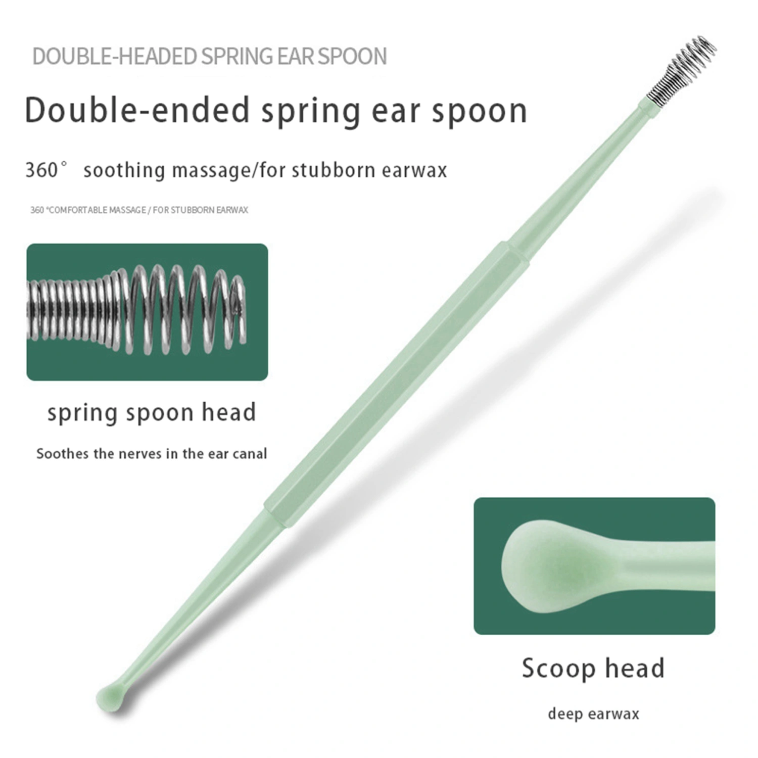 Ear Cleaning Kit Painless Safe Ear Wax Removal Tools Ear Curette Kit