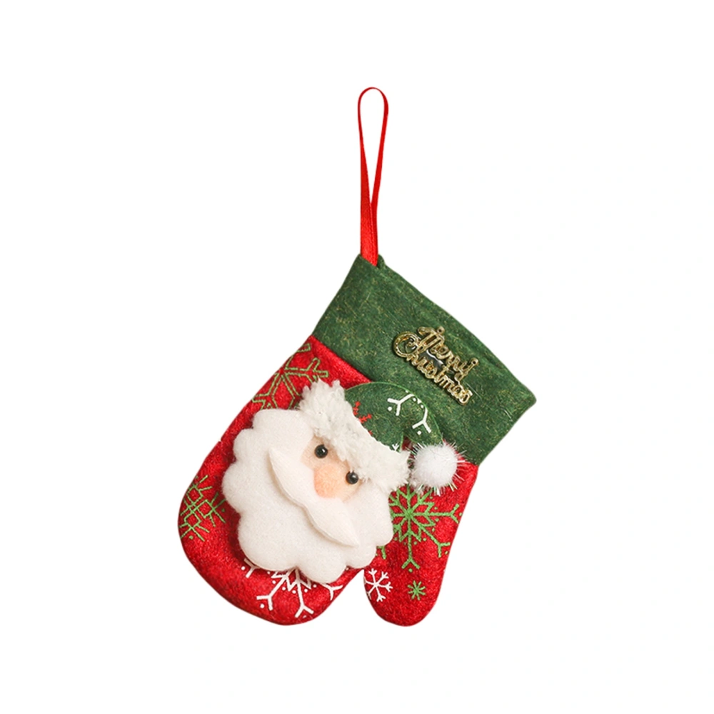 Christmas Tree Hanging Pendant Cute Pattern Candy Bag Ornaments