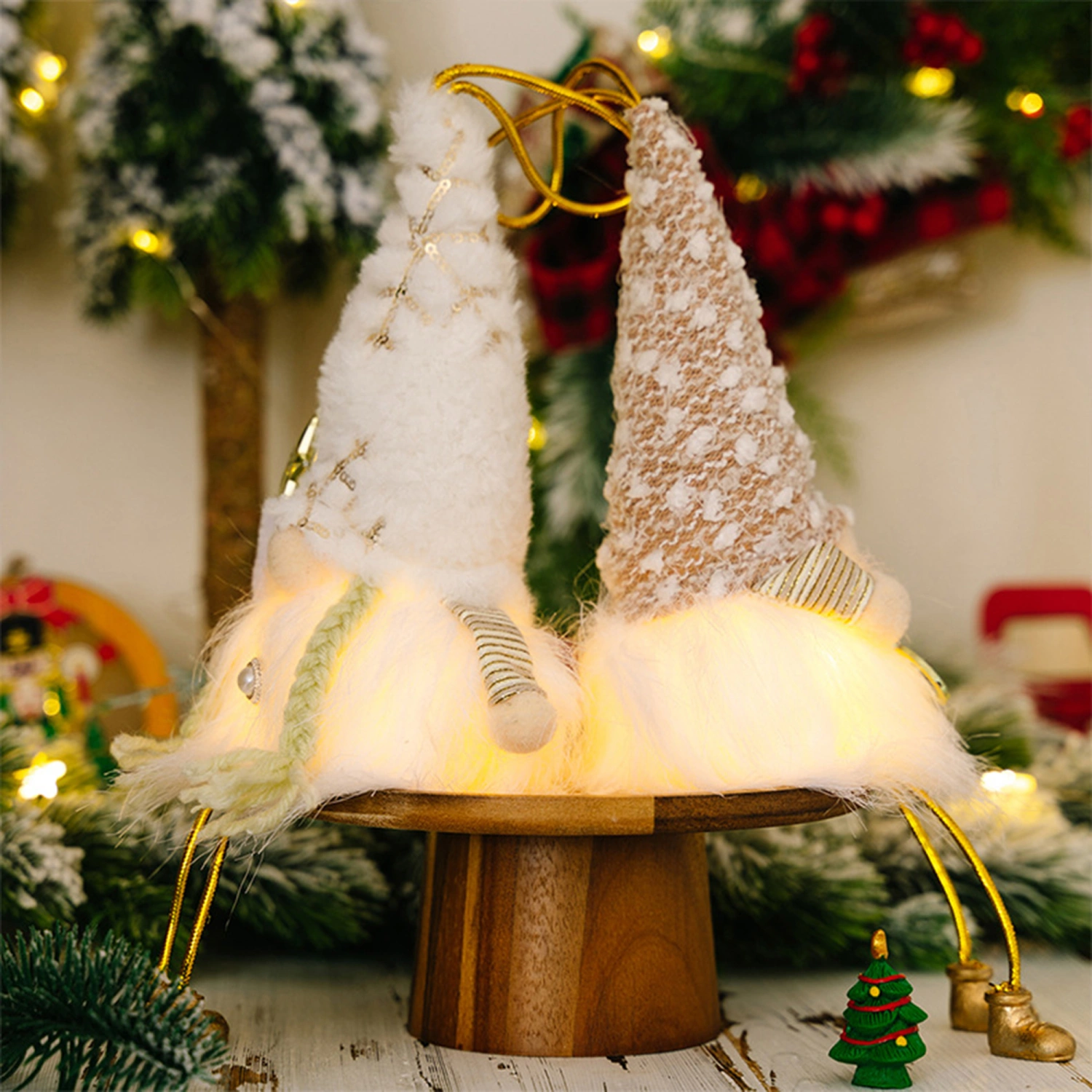 Lighted Christmas Gnomes Decorations for Home Christmas Gnomes