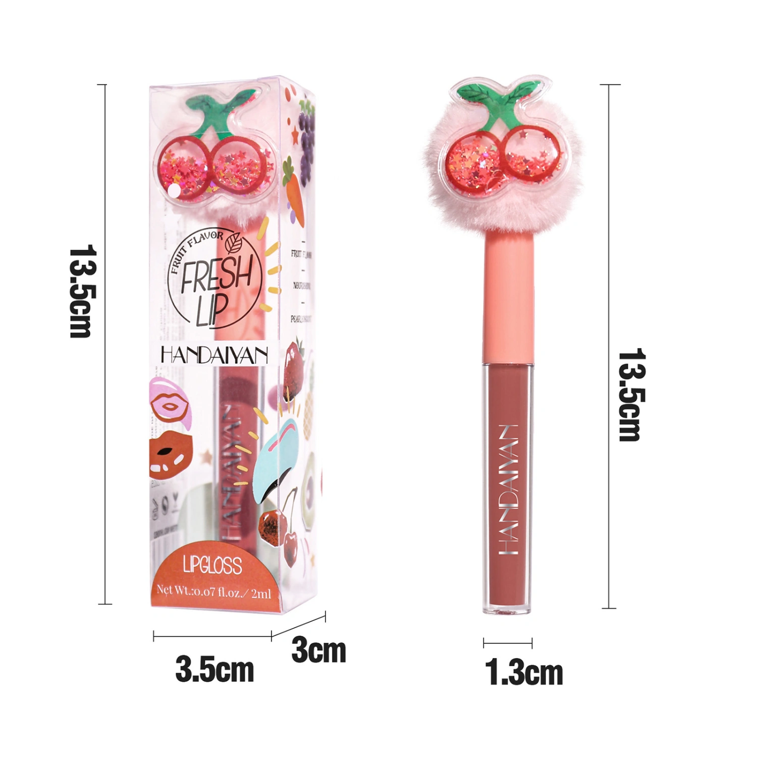 Velvet Mist Matte Lipstick, Long-Lasting Wear Non-Stick Cup Lip Gloss
