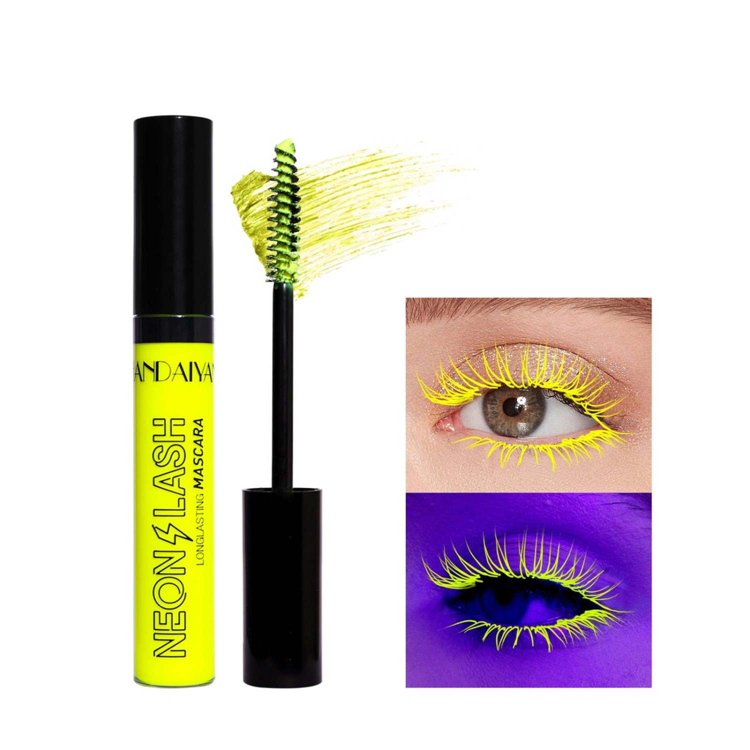 Waterproof Color Mascara Fluorescent Colored Mascara Volume and Length