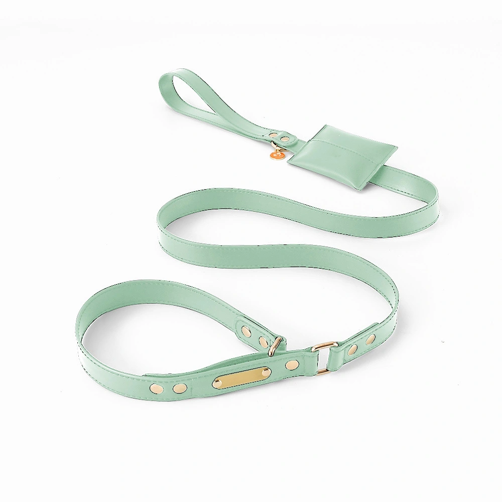 One-piece Leather Explosion-proof Leash For Pet Dogs