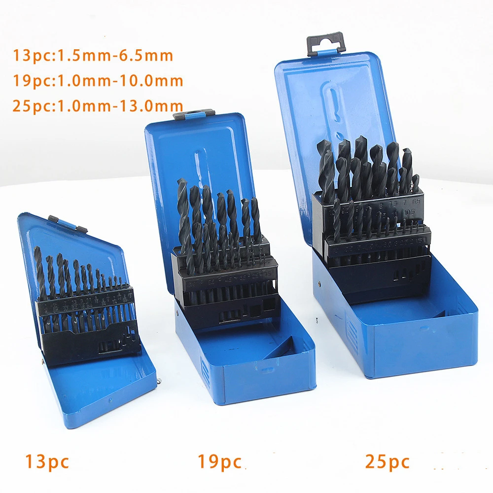 High Speed Steel Twist Drill Set Iron Sheet Aluminum Alloy