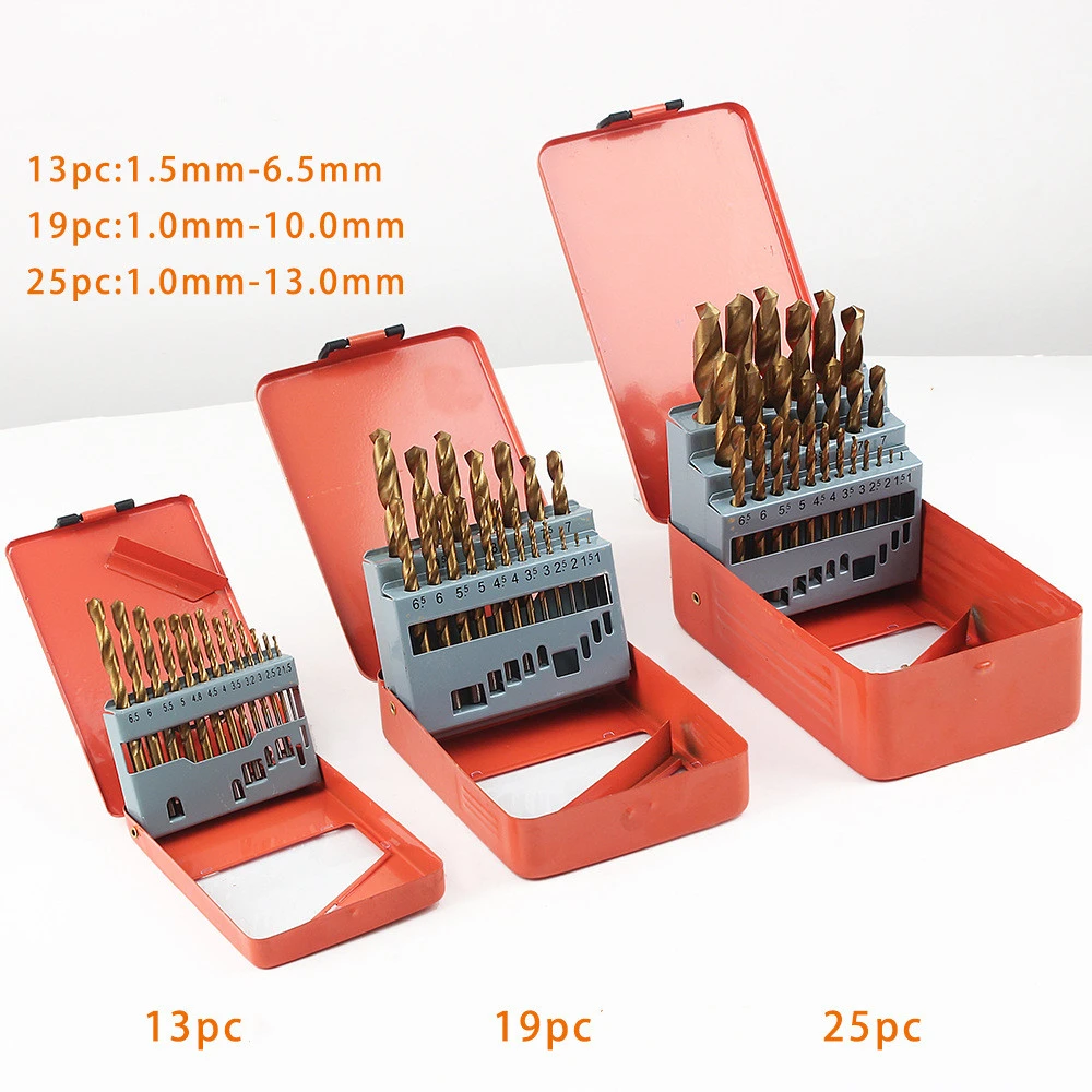 High Speed Steel Twist Drill Set Iron Sheet Aluminum Alloy