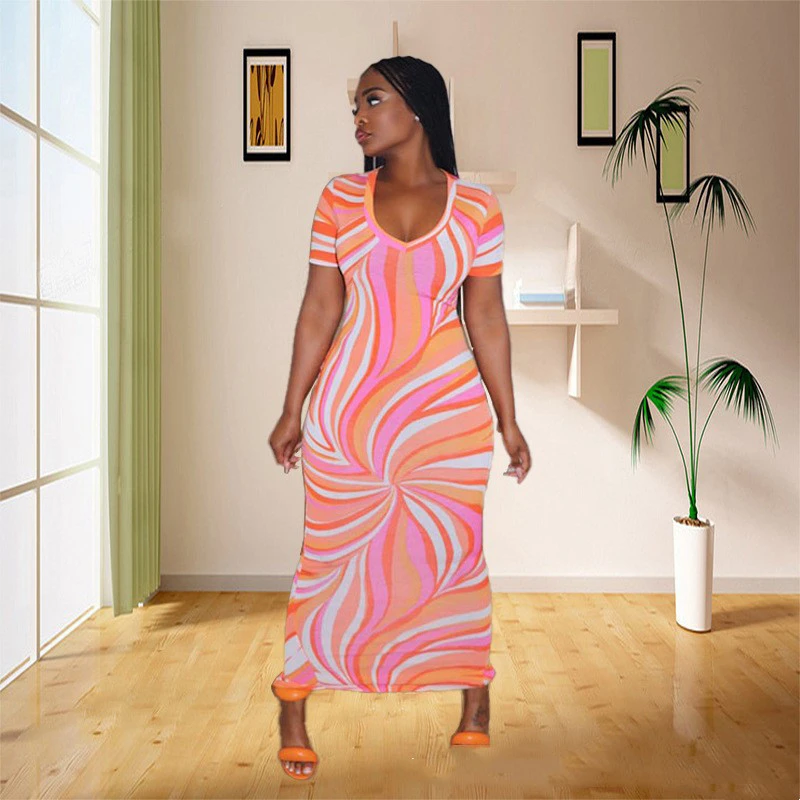 European And American Vortex Dress Fashion