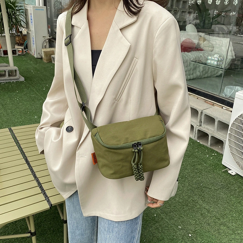 New Waist Bag Single Shoulder Crossbody Phone Bag Solid Color Simple