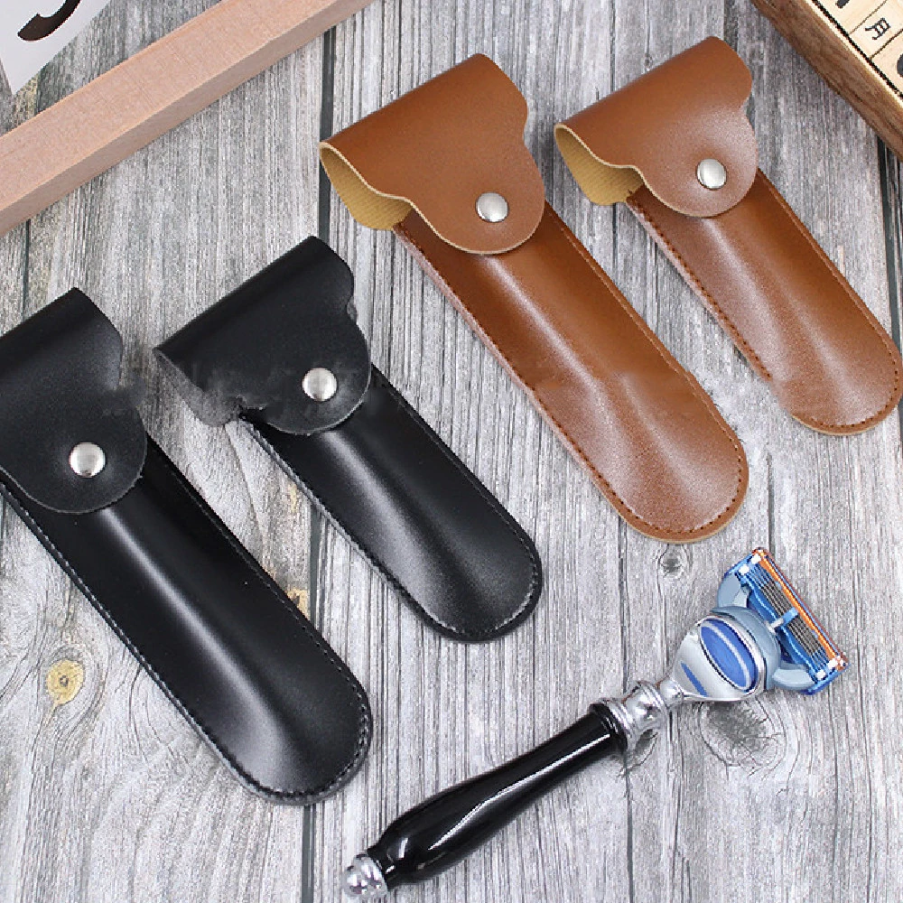 Men's Shaver Leather Protective Cover