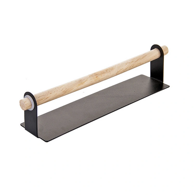 Adhesive Wall Hanging Towel Bar Punch-free Iron Towel Rack Kitchen Rag Rack Towel Rack