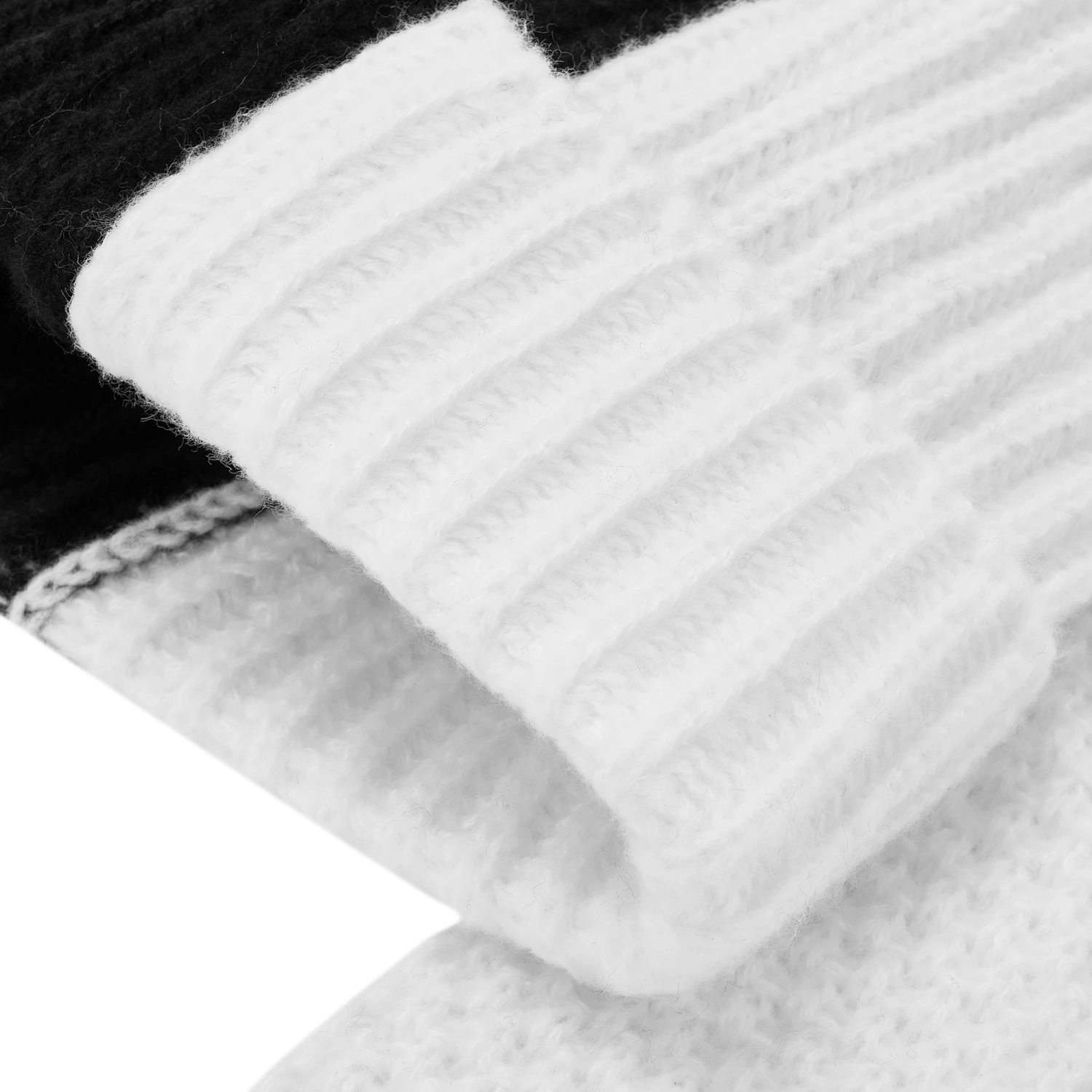 Women Knit Beanie Hats Cute Bunny Long Ears Hat Fluffy Winter Cap