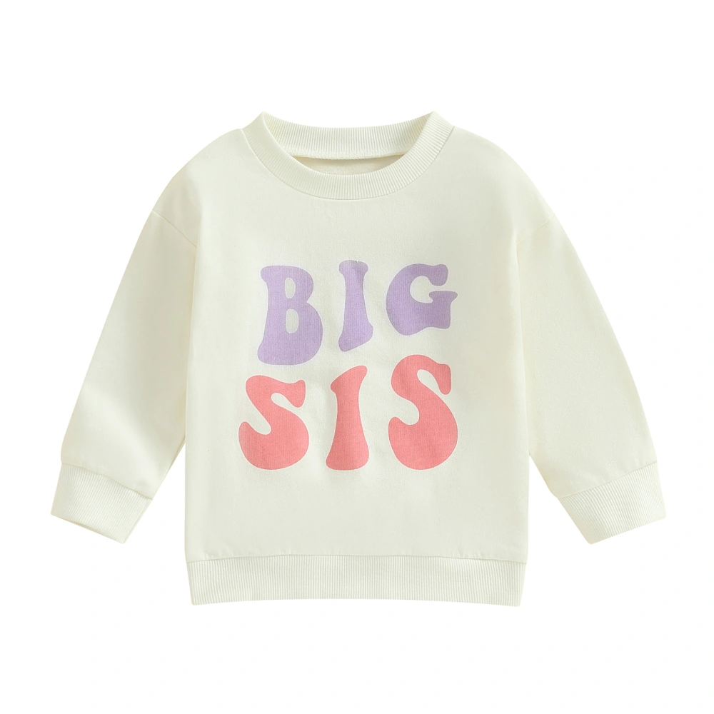 Baby Girls Sweatshirt/ Romper Sisters Matching Long Sleeve Jumpsuits 