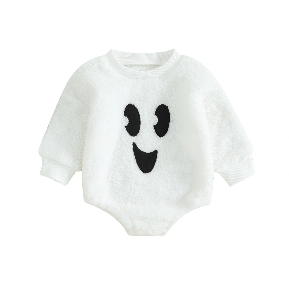 Baby Halloween Romper/Sweatshirt Long Sleeve Embroidery Bodysuit