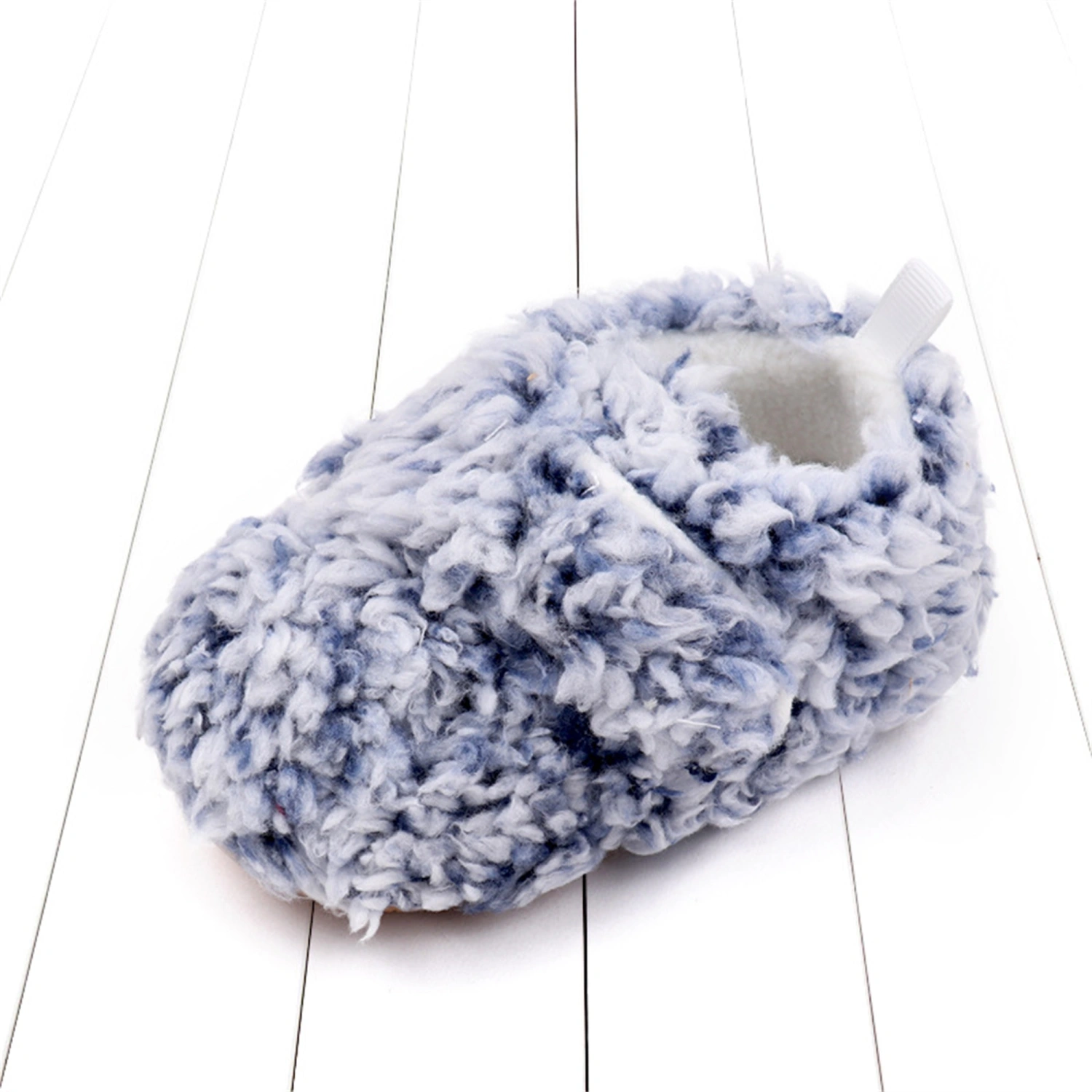 Baby Fleece Slippers Soft Anti-Slip Infant Booties Winter Crib Shoes