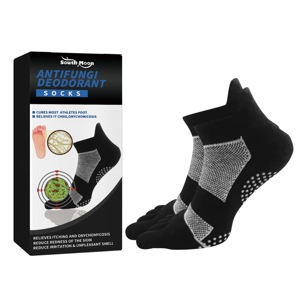 Anti-smell Socks, Moisture Wicking Antifungi Non-slip Casual Socks