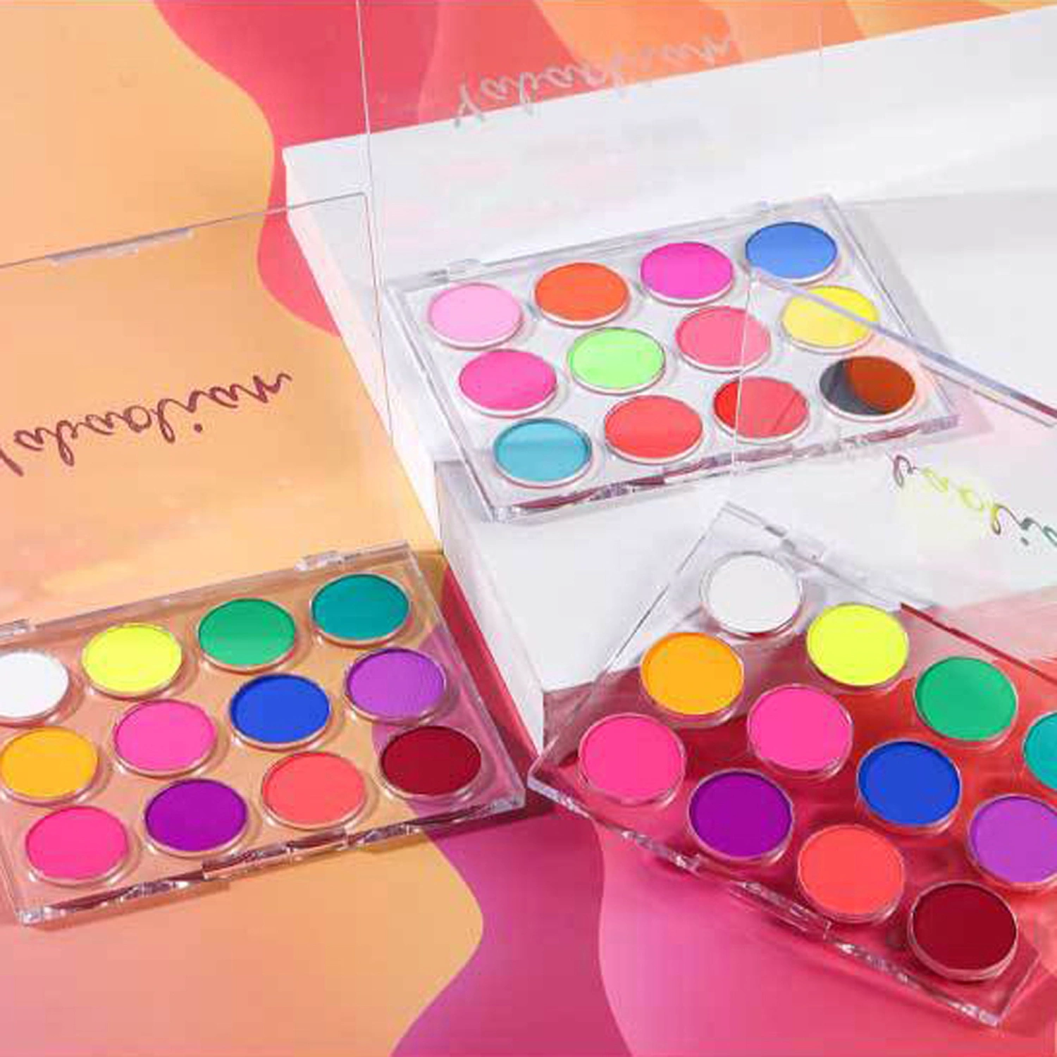 Face Body Paint Professional Safe Tattoo Halloween Makeup Palette