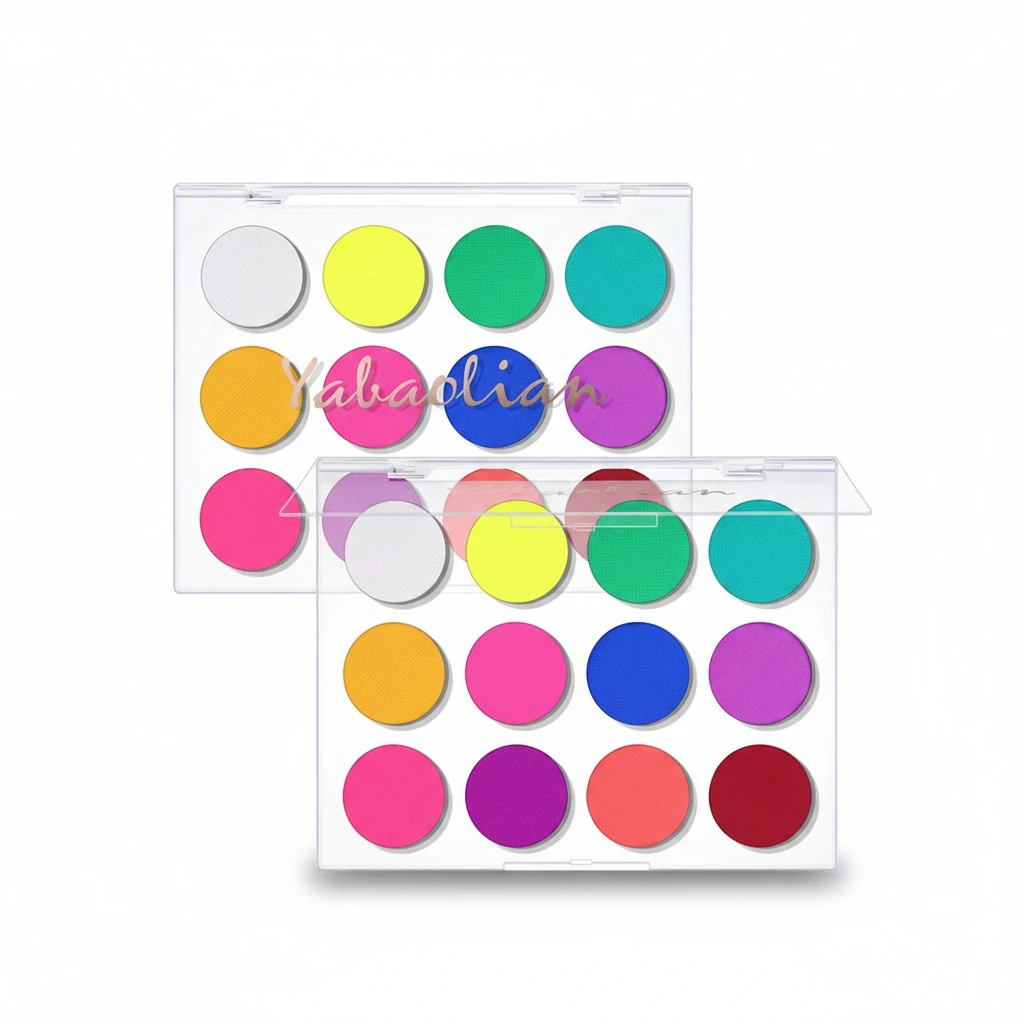 Face Body Paint Professional Safe Tattoo Halloween Makeup Palette