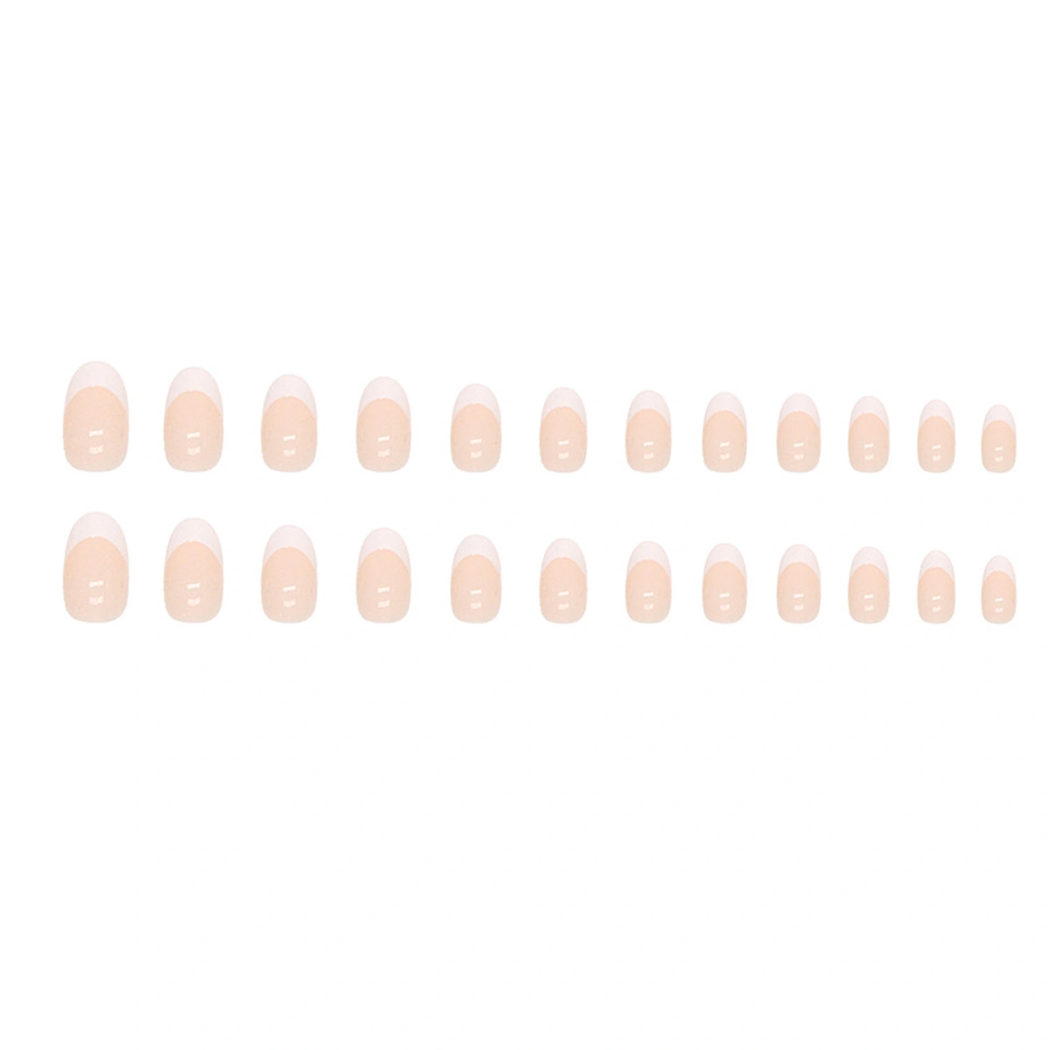 24pcs Fake Nails, DIY False Nail Tips Nail Art Manicure Salon Supplies