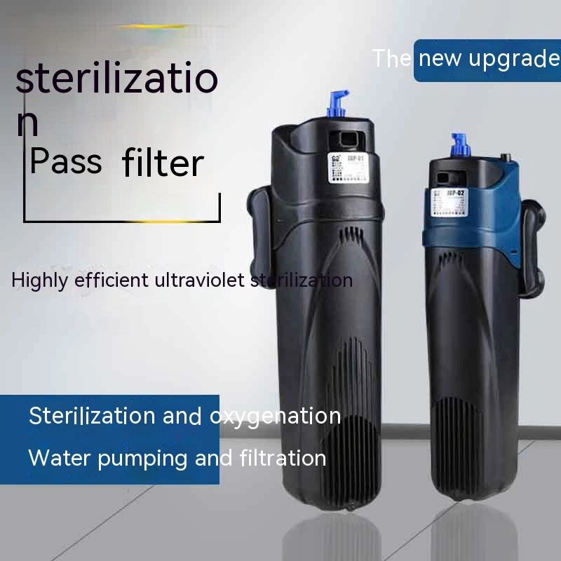 UV Sterilamp Fish Tank Built-in Filter Water Purifier