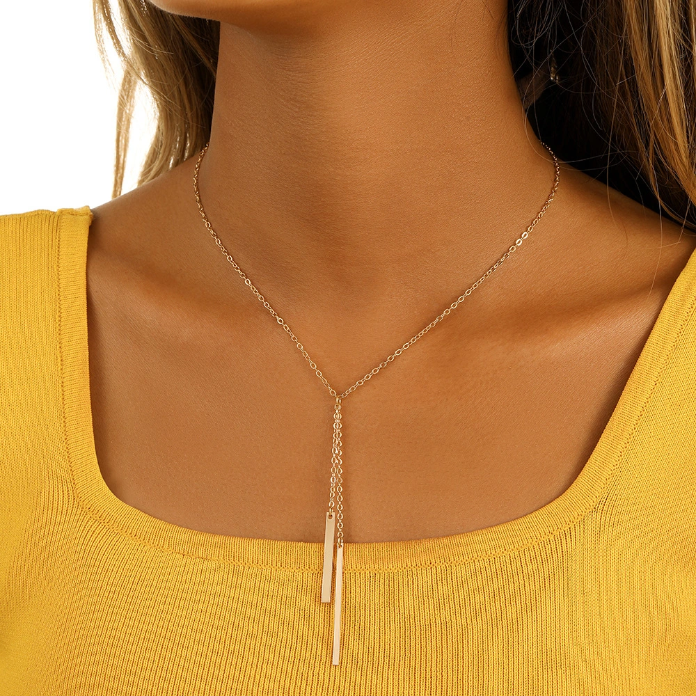 Women's Fashionable All-match Simple Tassel Necklace