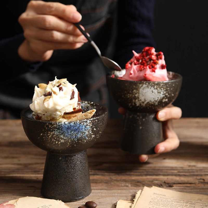 Tall Bowl Japanese-style Ceramic Snack Tableware