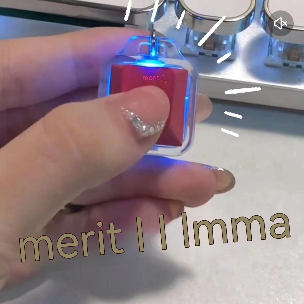 Decompression Keyboard Luminous Merit Fish Key Cap Keys