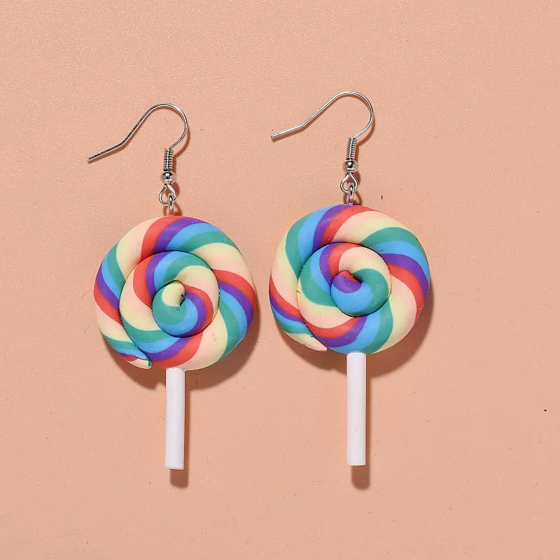 Colorful Lollipop Earrings