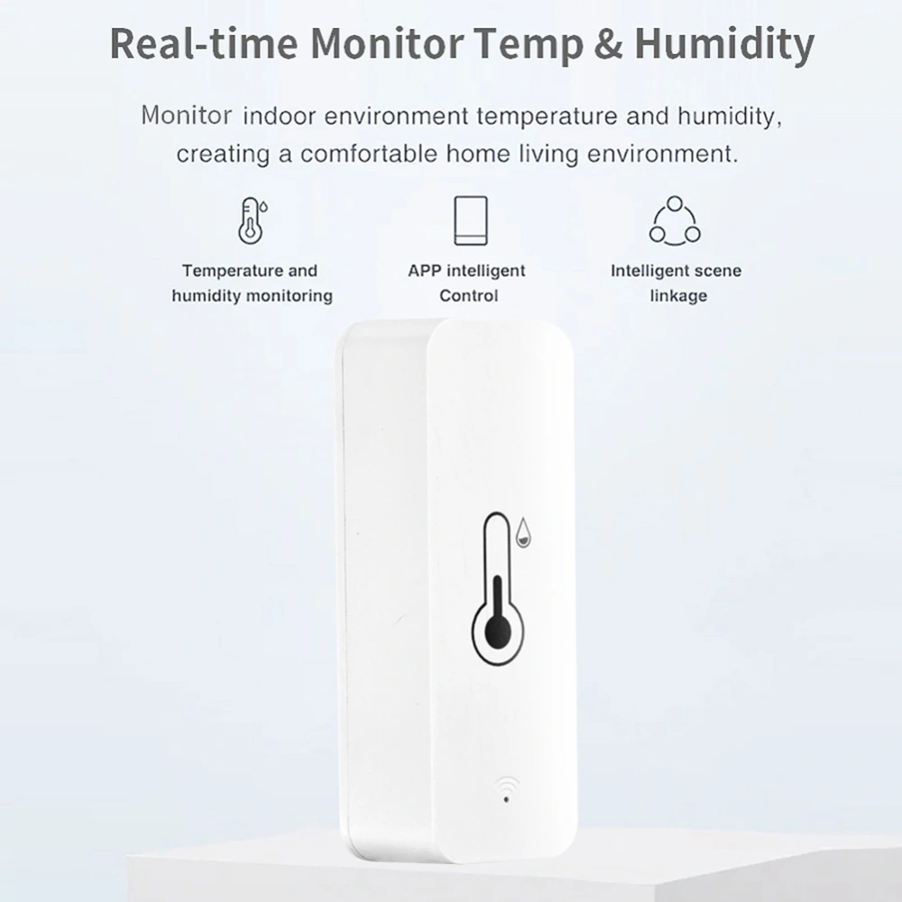 Tuya Smart Wifi Temperature And Humidity Detector