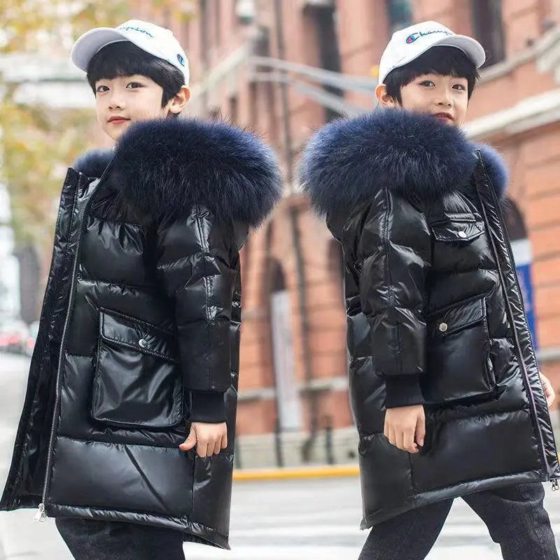 Children's Glossy Cotton-padded Jacket