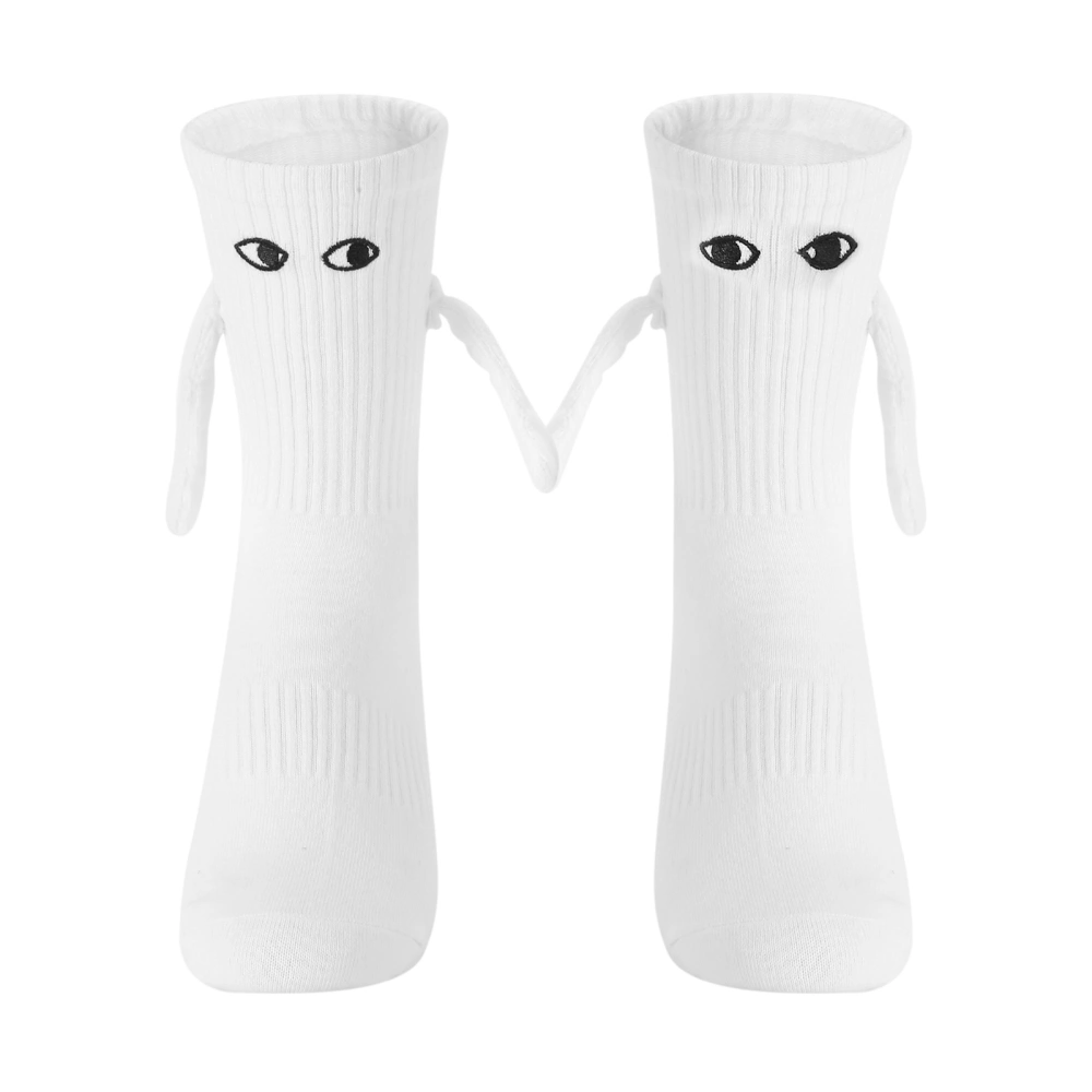 Magnetic Hand Holding Socks, Soft Elastic Cute Funny Socks Ankle Socks