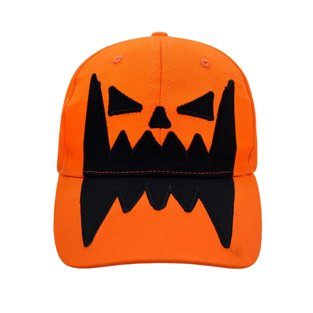 Men Women Halloween Baseball Caps Pumpkin Embroidery Trucker Hats