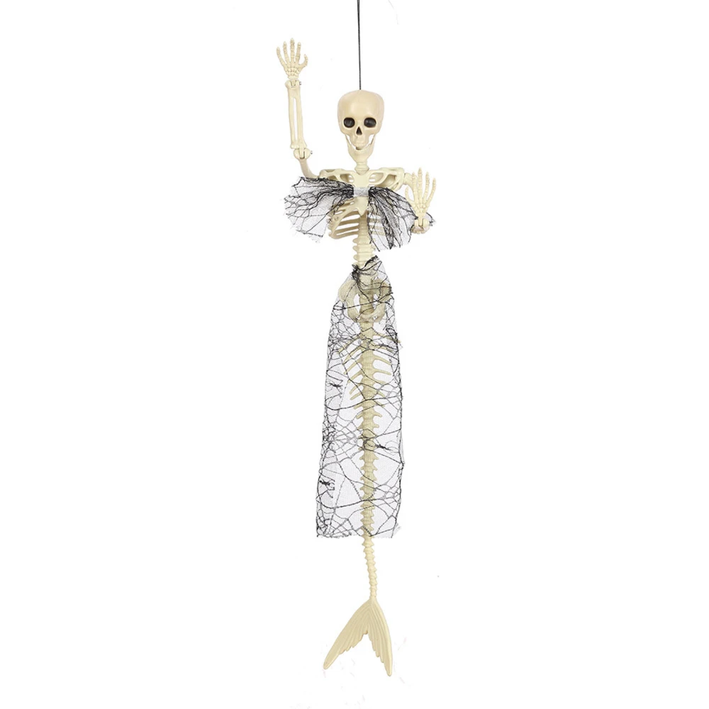 Halloween Mermaid Skeleton, Mermaid Skull Prop, Mermaid Skeleton