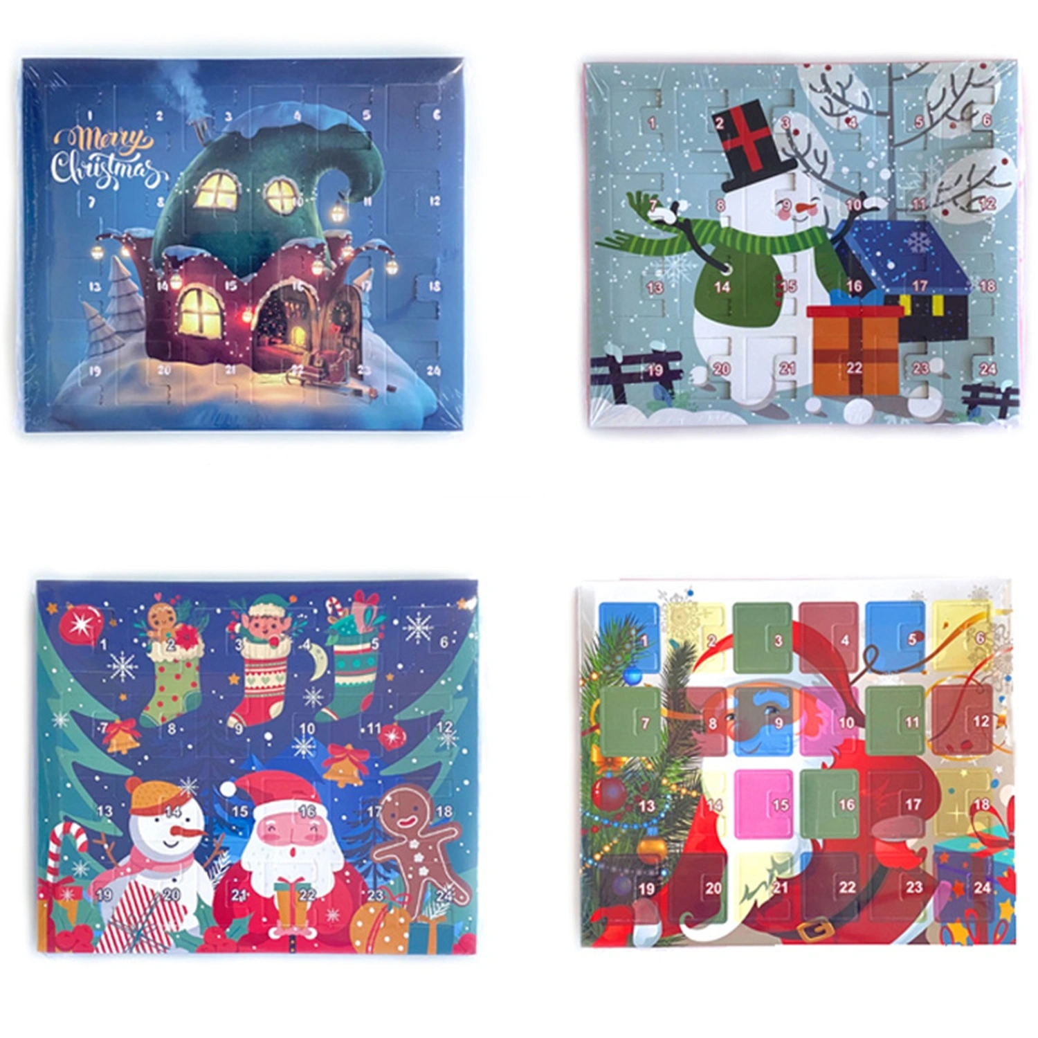 Christmas Advent Calendar, DIY Bracelet Blind Box 24 Days Countdown