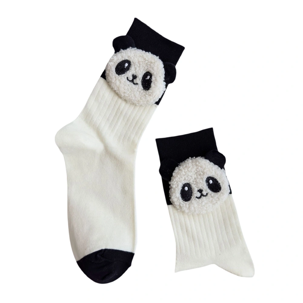 Novelty Socks for Panda Lover, Panda Printed Crew Sock for Men Women