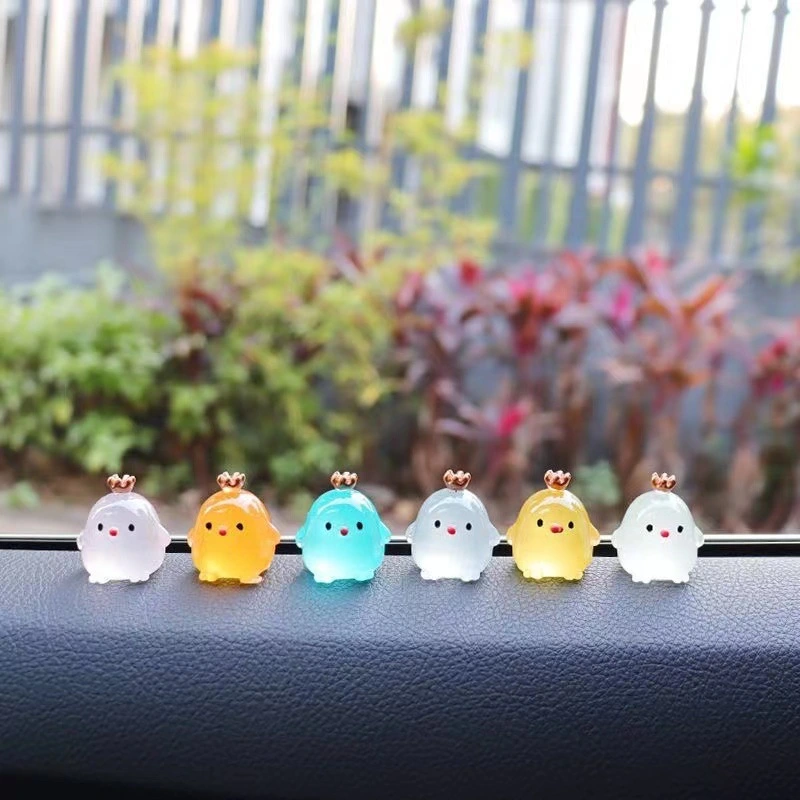 Crown Chicken Cute Gadget Car Home