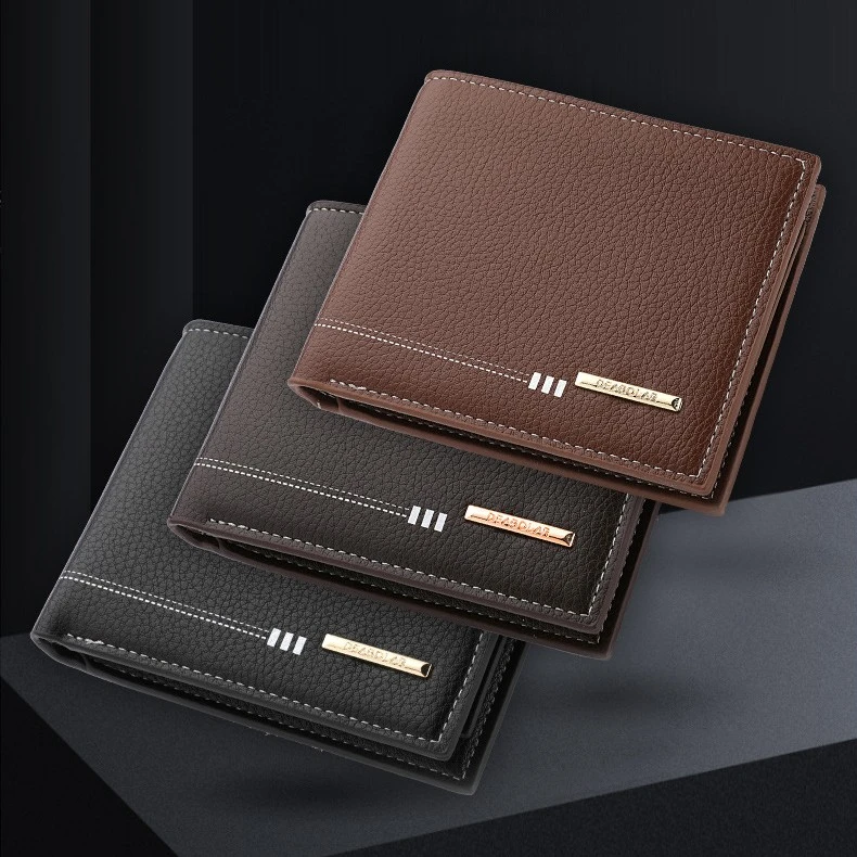 Multi-functional Multiple Card Slots Retro Men's Short Wallet