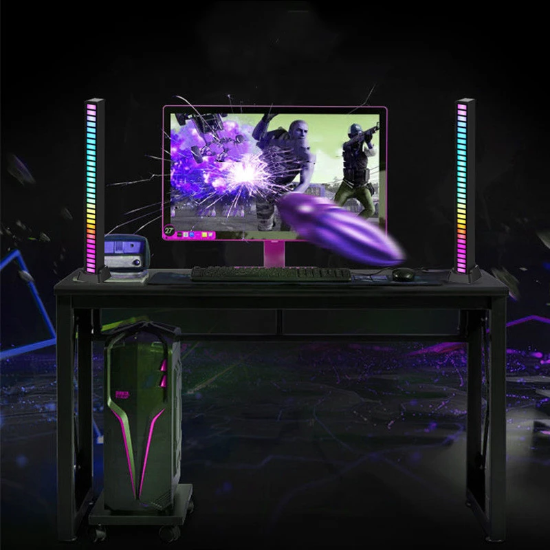 RGB Pickup Light Voice Control Music Rhythm Lamp