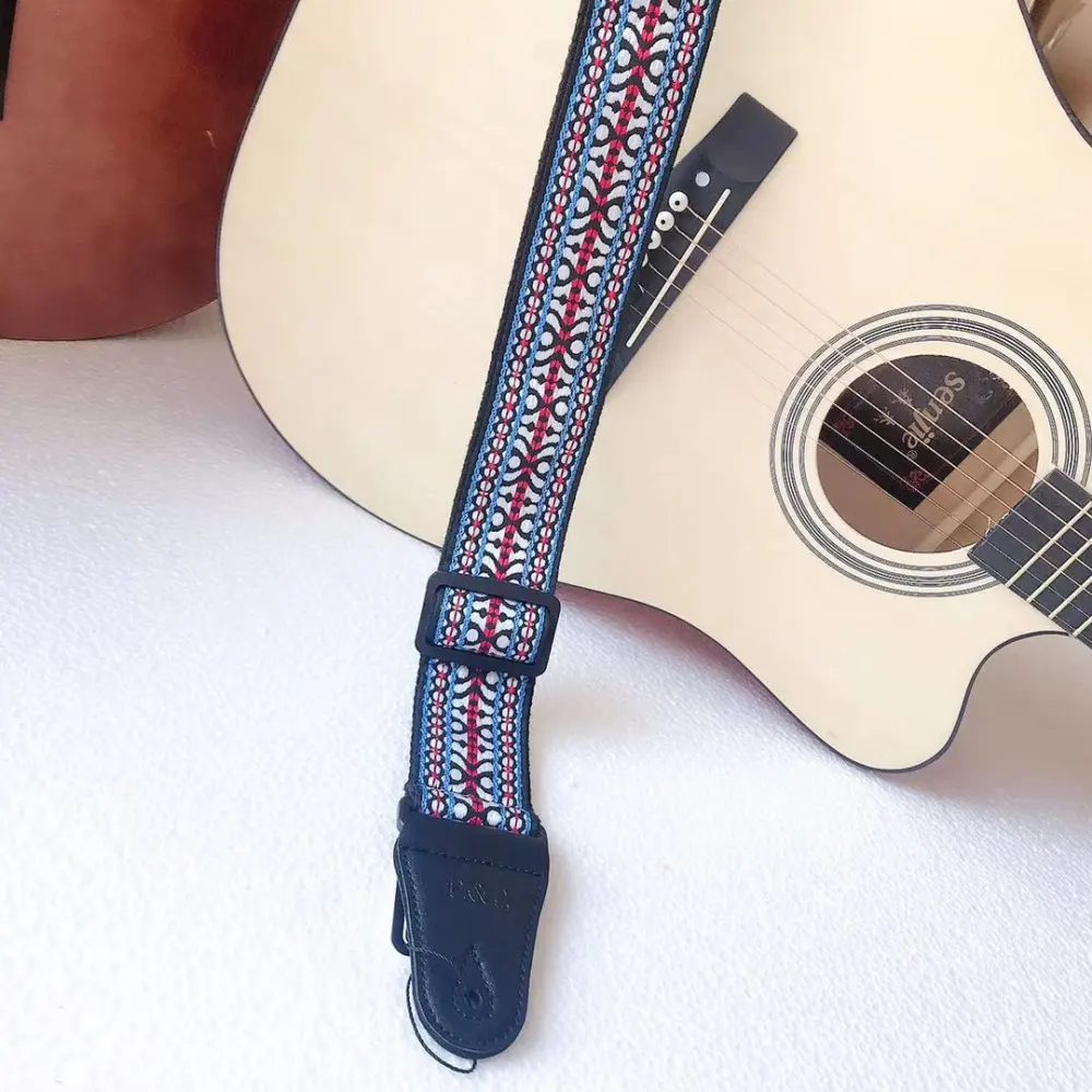 Embroidery Guitar Strap Musical Instrument Accessories