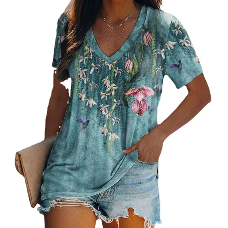 Women's Summer Turtle 3D Printed Top