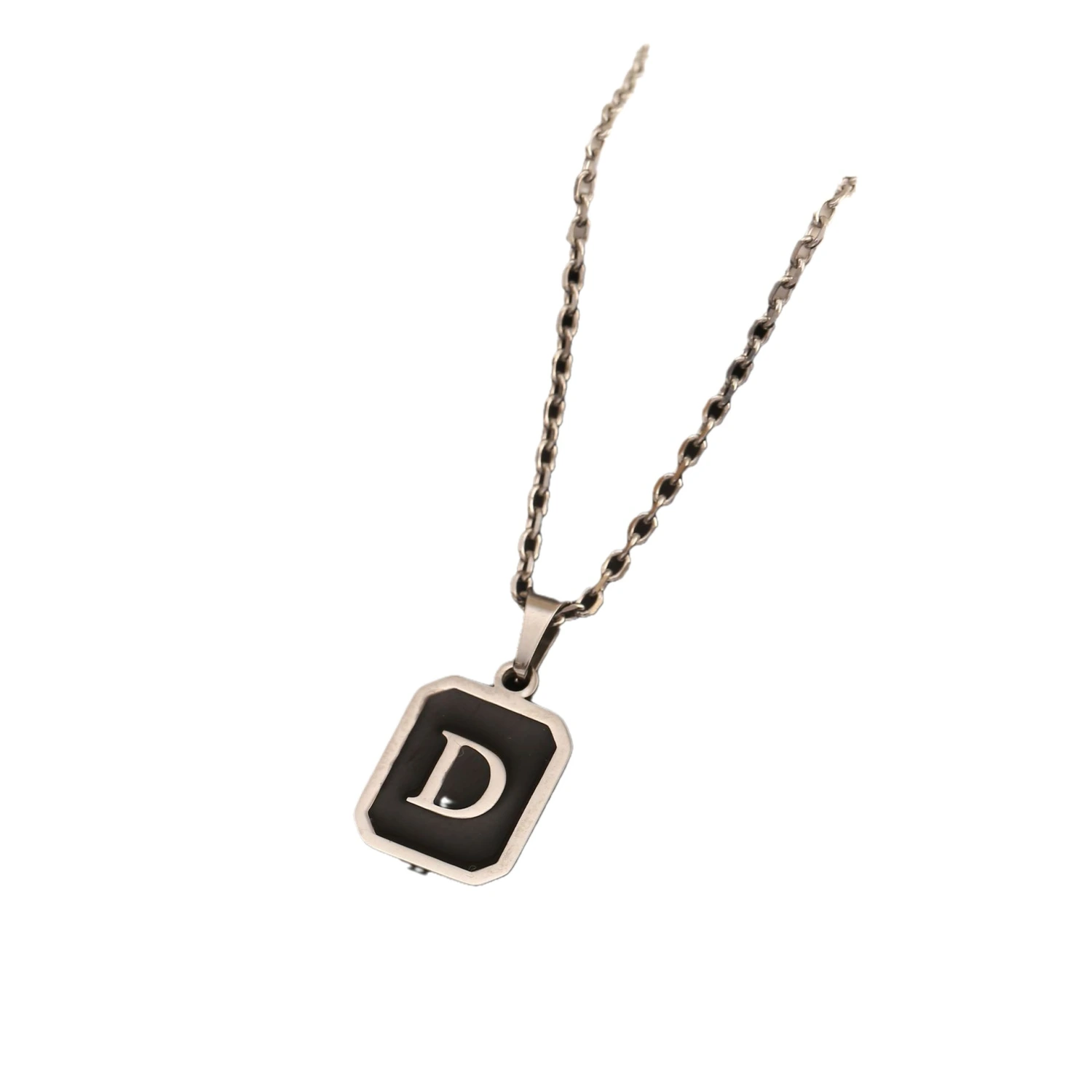 Stainless Steel 26 English Letters Fashion Style Necklace