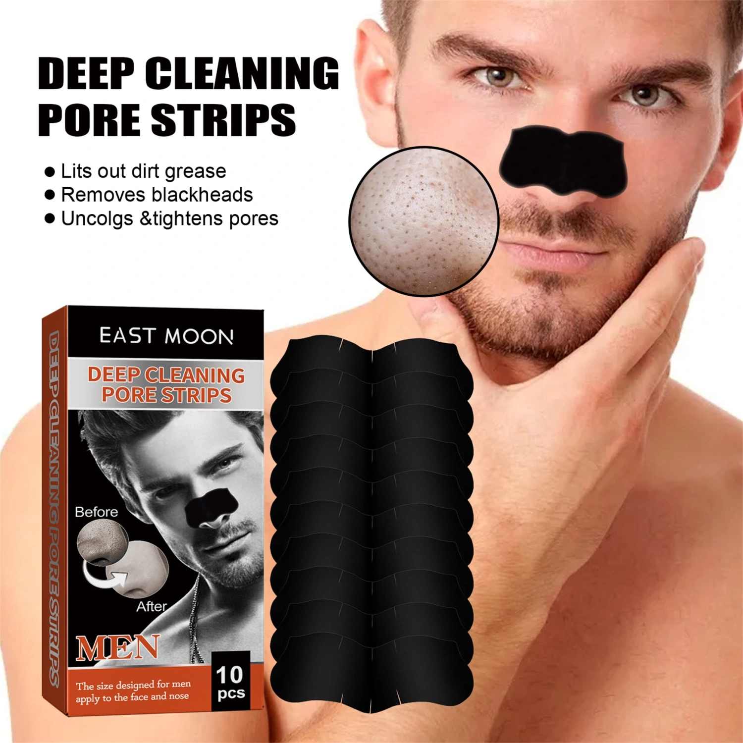 Blackhead Remover Charcoal Nose Strips Deep Cleansing Pore Strips