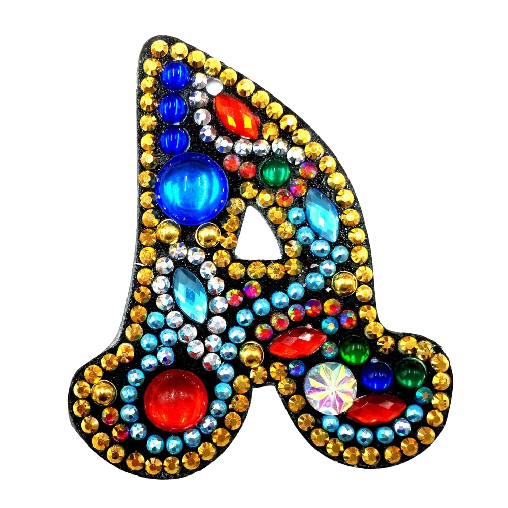 Christmas Letters Keychain DIY 26 Letters Rhinestone Pendant