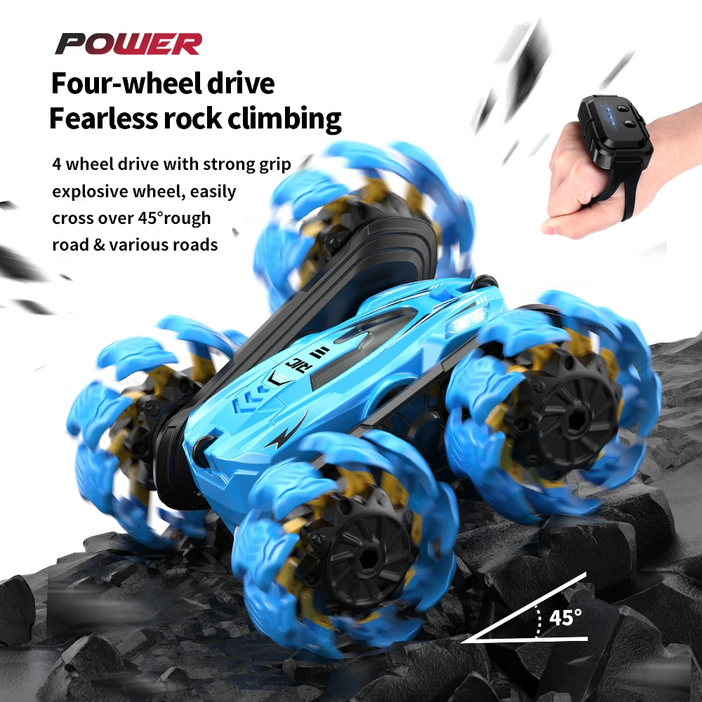 Double-sided Rolling Dumptruck 360 Degree Stunt Remote Control Car